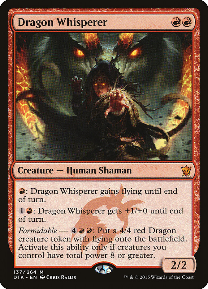 Dragon Whisperer - [Foil] Dragons of Tarkir (DTK)