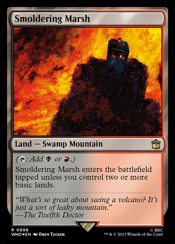 Smoldering Marsh - [Surge Foil] Doctor Who (WHO)