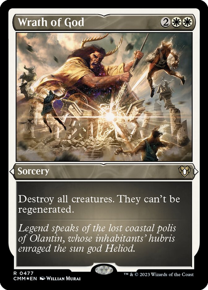 Wrath of God - [Etched Foil] Commander Masters (CMM)