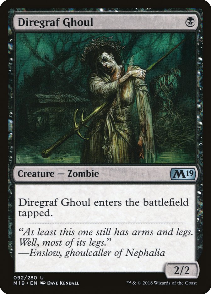 Diregraf Ghoul - [Foil] Core Set 2019 (M19)