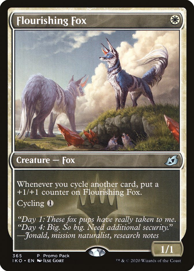 Flourishing Fox - [Promo Frame] Ikoria: Lair of Behemoths (IKO)