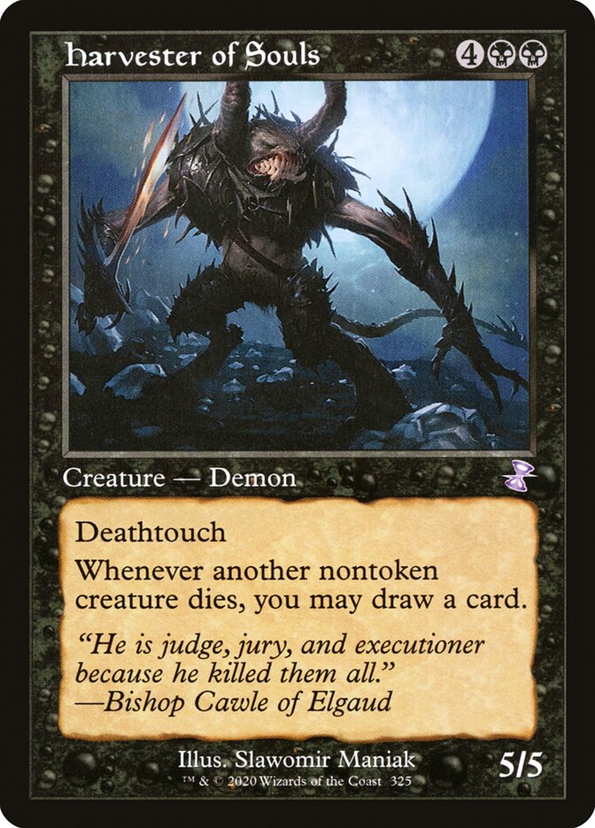 Harvester of Souls - [Foil, Retro Frame] Time Spiral Remastered (TSR)