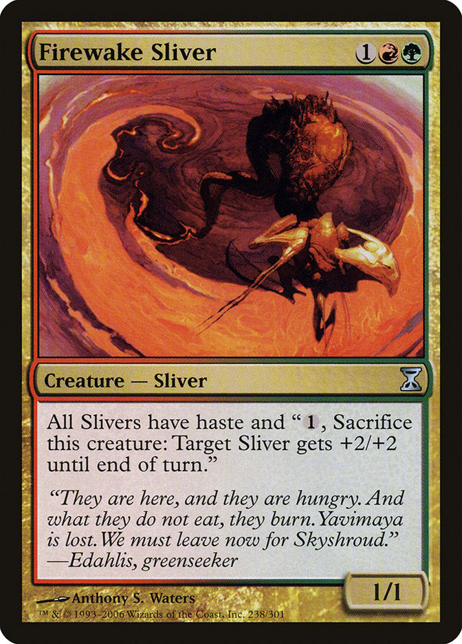 Firewake Sliver - [Foil] Time Spiral (TSP)