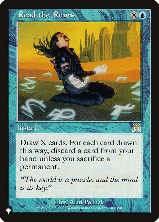Read the Runes - [Foil, Retro Frame] The List (PLIST)