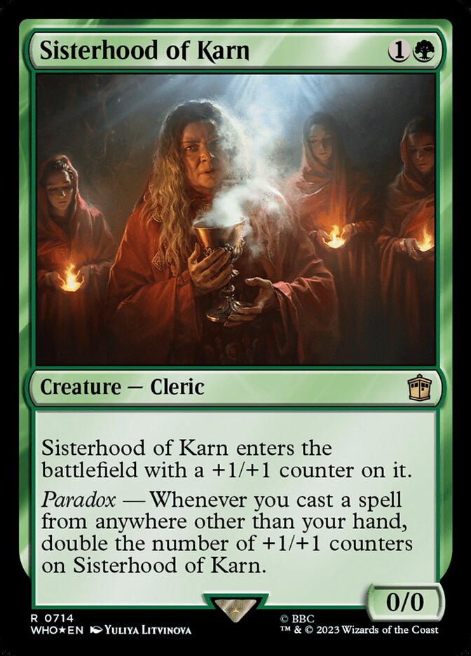 Sisterhood of Karn - [Surge Foil] Doctor Who (WHO)