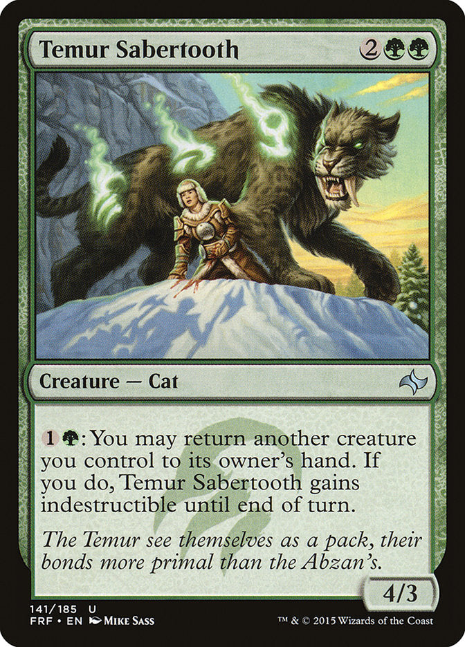 Temur Sabertooth - Fate Reforged (FRF)