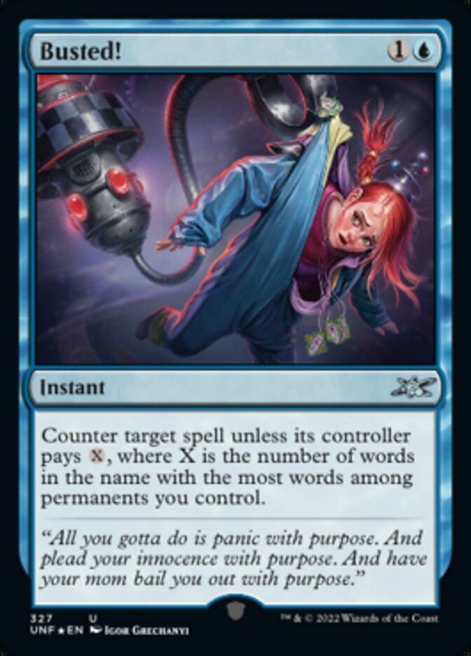 Busted! - [Galaxy Foil] Unfinity (UNF)