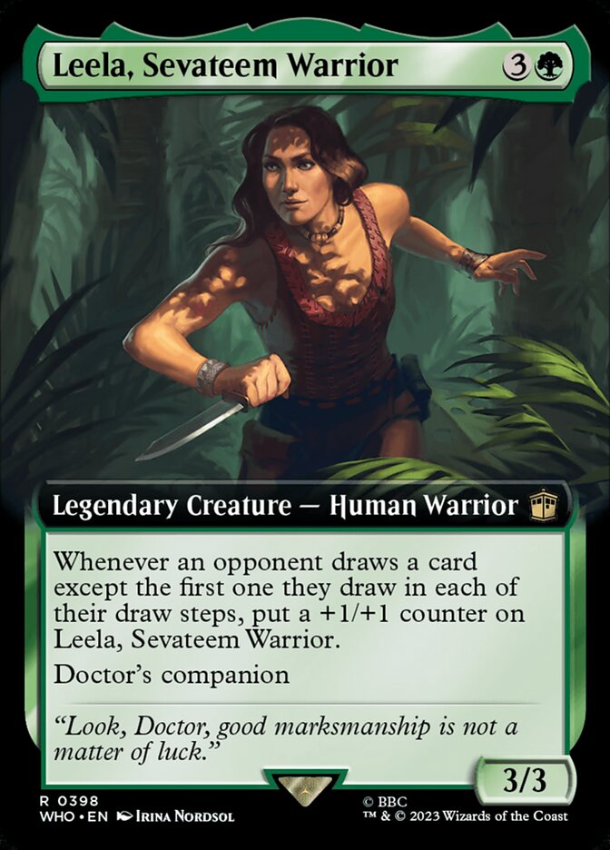 Leela, Sevateem Warrior - [Extended Art] Doctor Who (WHO)