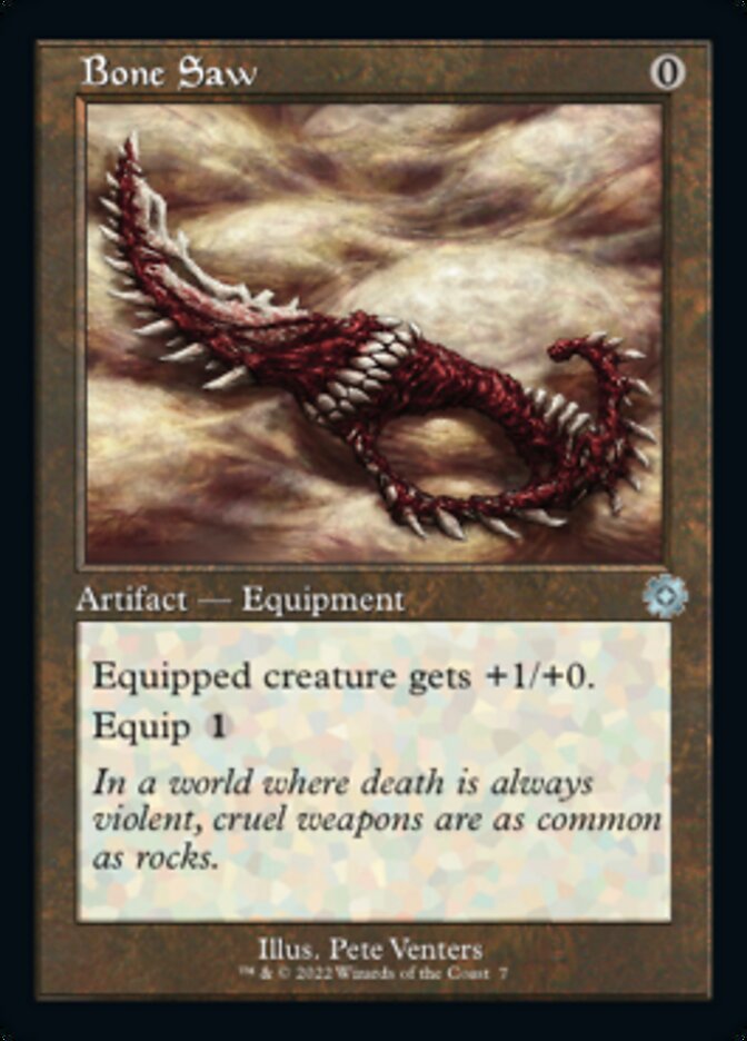 Bone Saw - [Foil] The Brothers' War Retro Artifacts (BRR)