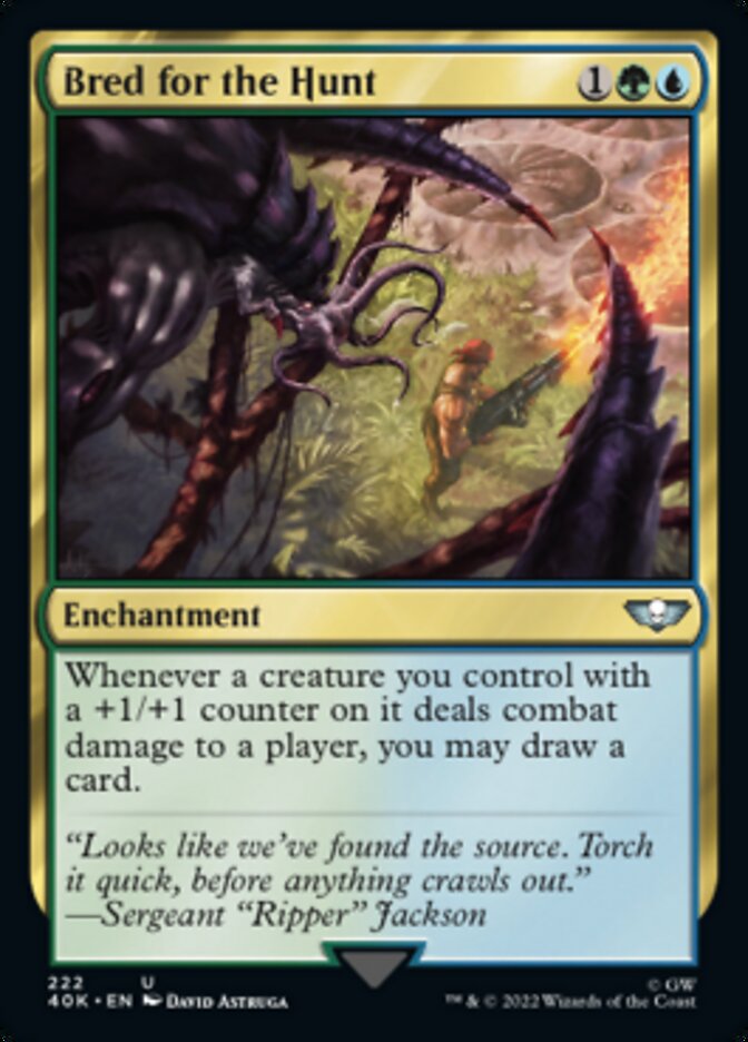 Bred for the Hunt - [Surge Foil] Warhammer 40,000 Commander (40K)