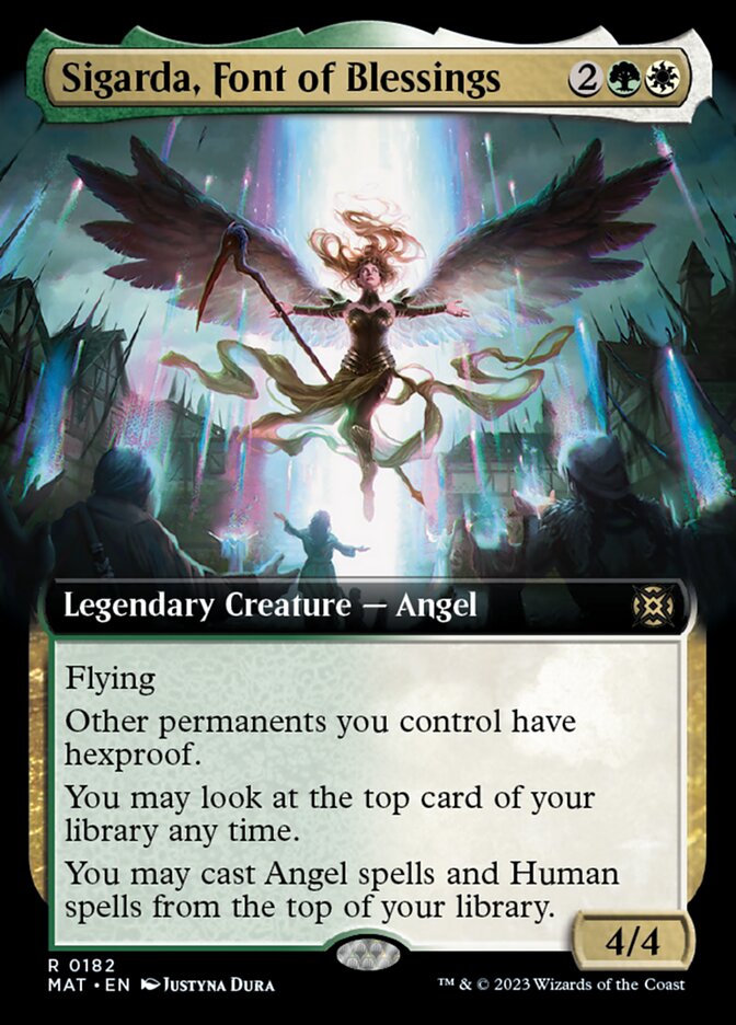 Sigarda, Font of Blessings - [Extended Art] March of the Machine: The Aftermath (MAT)