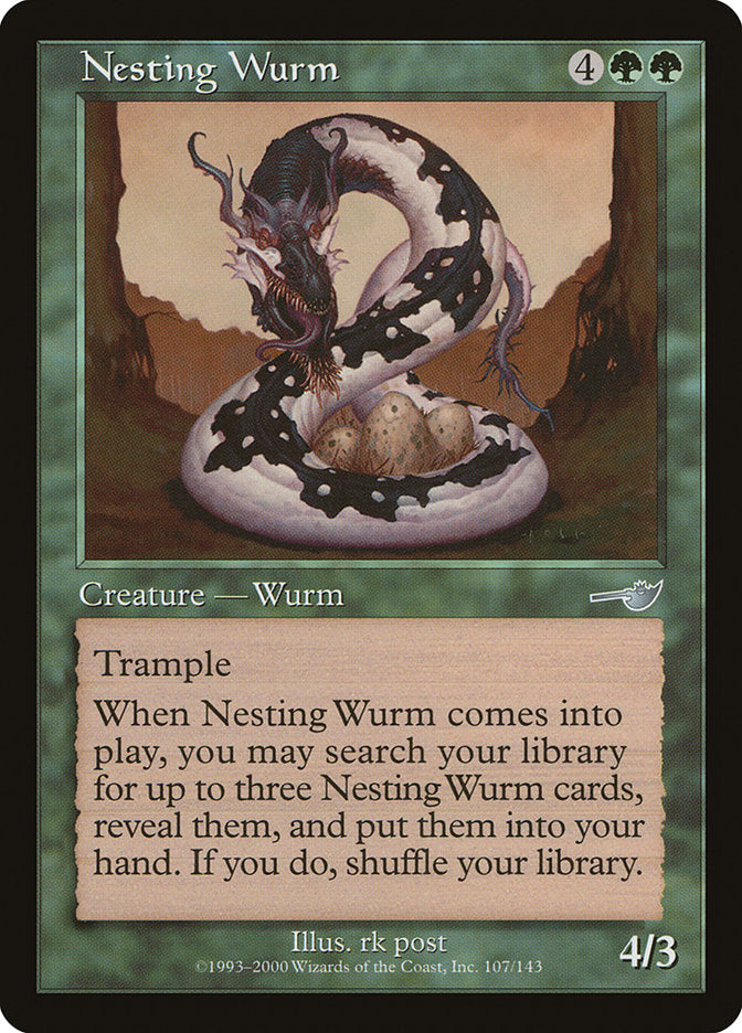 Nesting Wurm - [Foil] Nemesis (NEM)