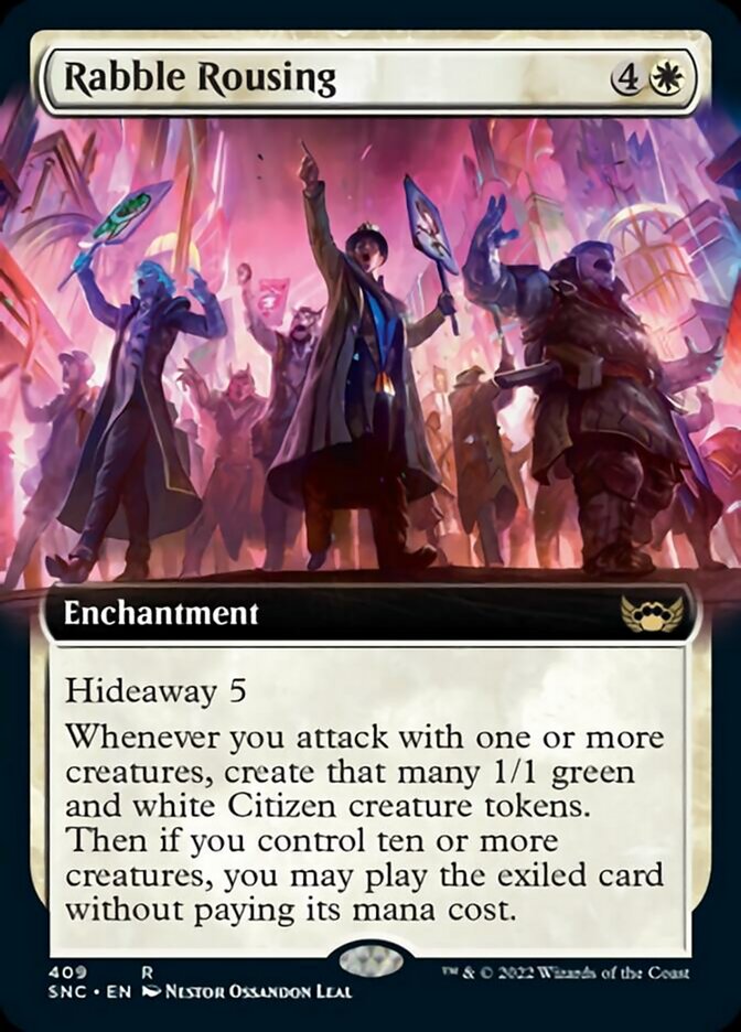 Rabble Rousing - [Extended Art] Streets of New Capenna (SNC)