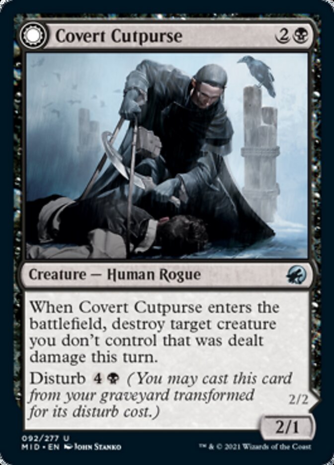 Covert Cutpurse // Covetous Geist - Innistrad: Midnight Hunt (MID)
