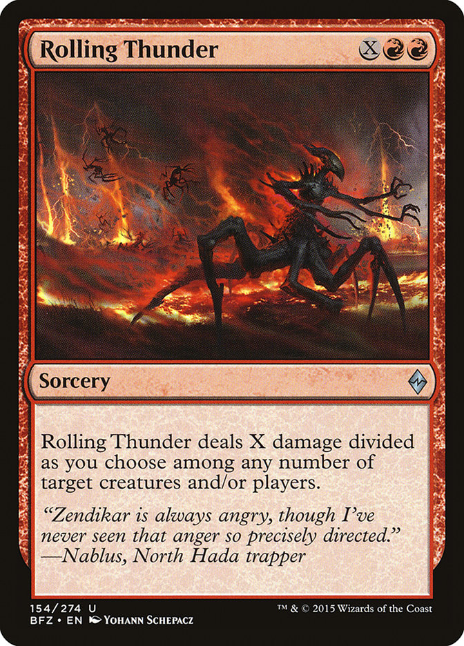 Rolling Thunder - [Foil] Battle for Zendikar (BFZ)