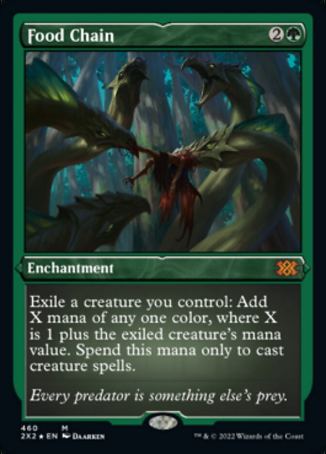 Food Chain - [Etched Foil] Double Masters 2022 (2X2)