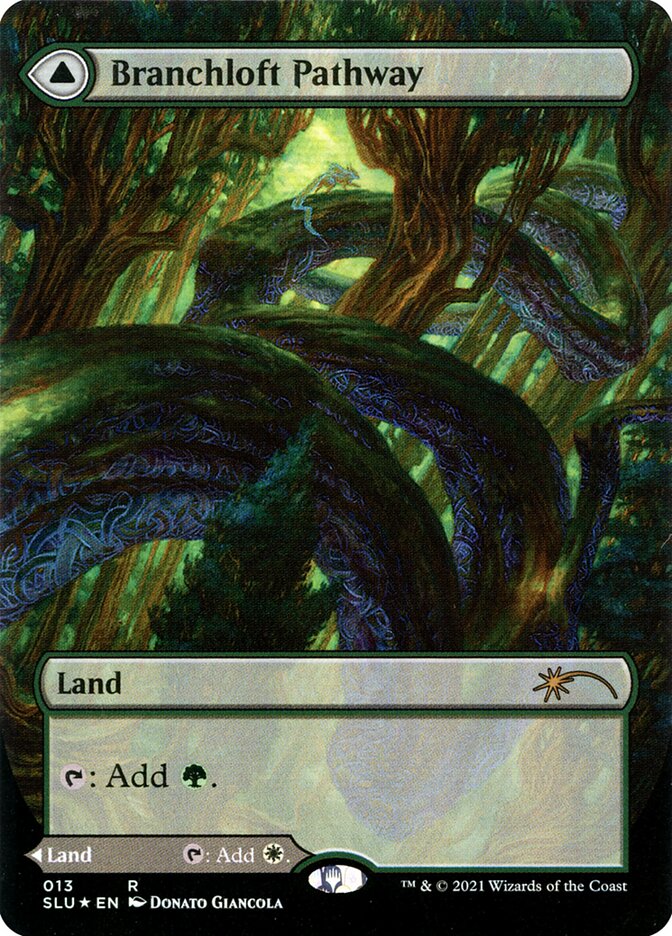 Branchloft Pathway // Boulderloft Pathway - [Foil, Borderless] Secret Lair: Ultimate Edition (SLU)