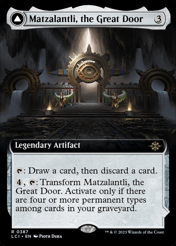 Matzalantli, the Great Door // The Core - [Foil, Extended Art] The Lost Caverns of Ixalan (LCI)