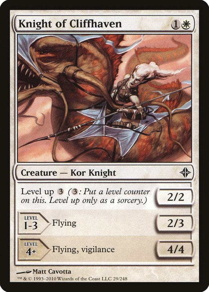 Knight of Cliffhaven - [Foil] Rise of the Eldrazi (ROE)