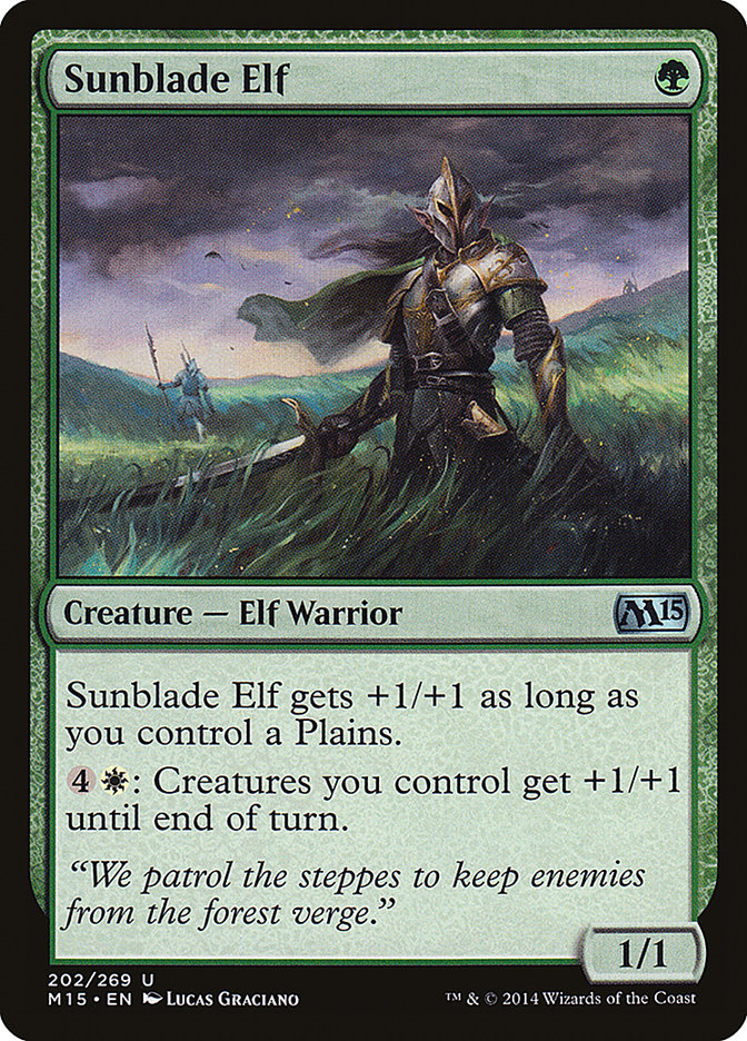 Sunblade Elf - Magic 2015 (M15)