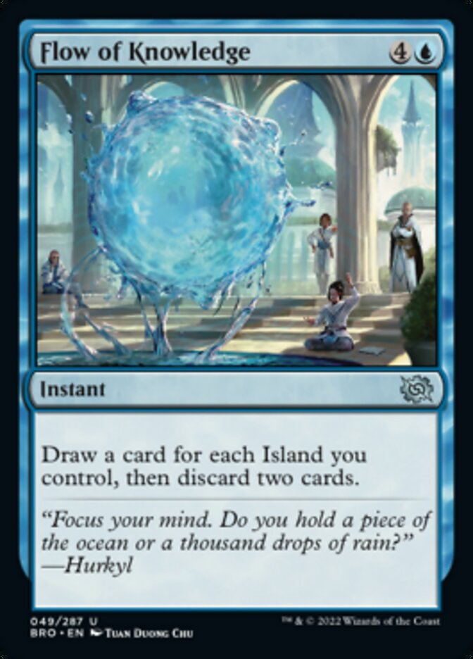 Flow of Knowledge - [Foil] The Brothers' War (BRO)