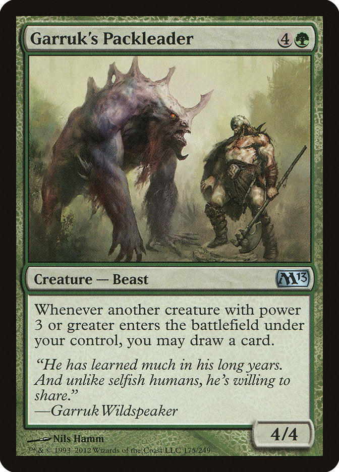 Garruk's Packleader - [Foil] Magic 2013 (M13)