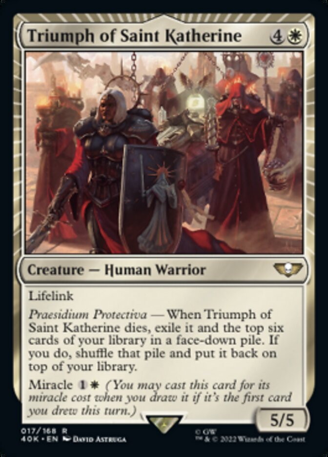 Triumph of Saint Katherine - [Surge Foil] Warhammer 40,000 Commander (40K)