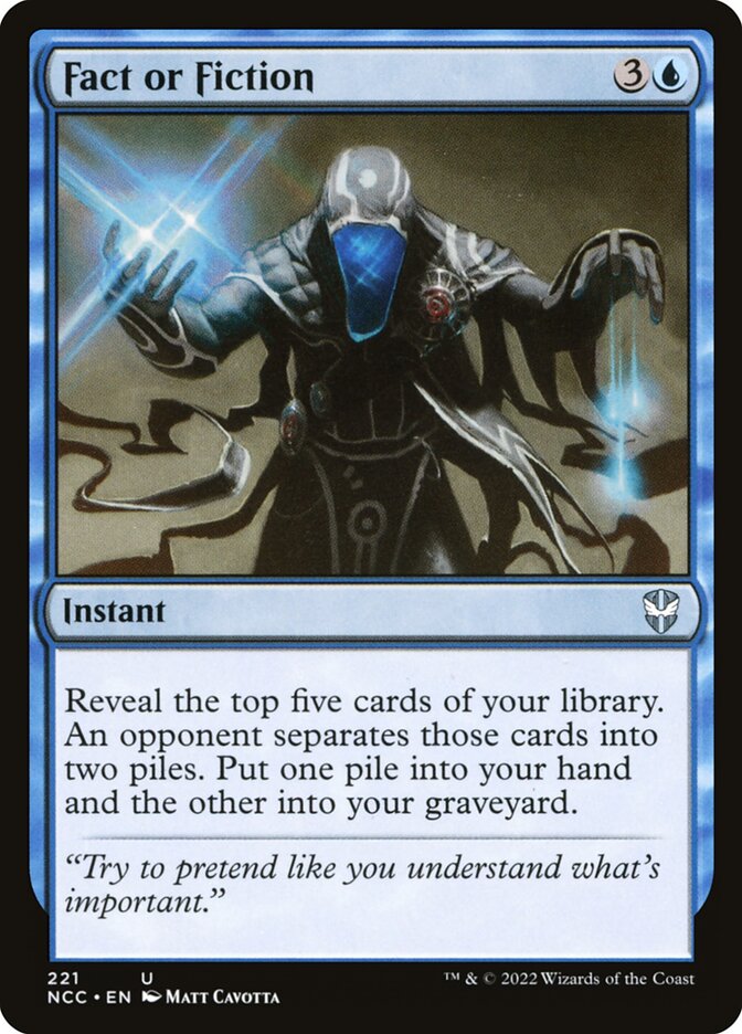 Fact or Fiction - [Foil] New Capenna Commander (NCC)
