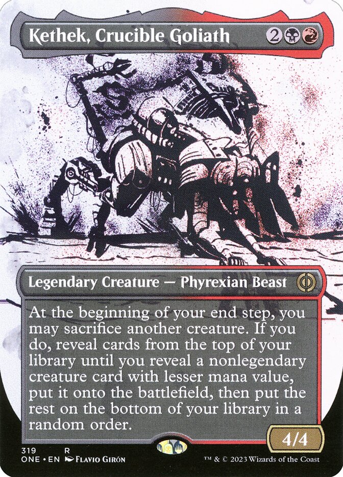 Kethek, Crucible Goliath - [Foil, Showcase] Phyrexia: All Will Be One (ONE)
