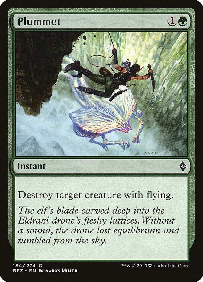 Plummet - [Foil] Battle for Zendikar (BFZ)