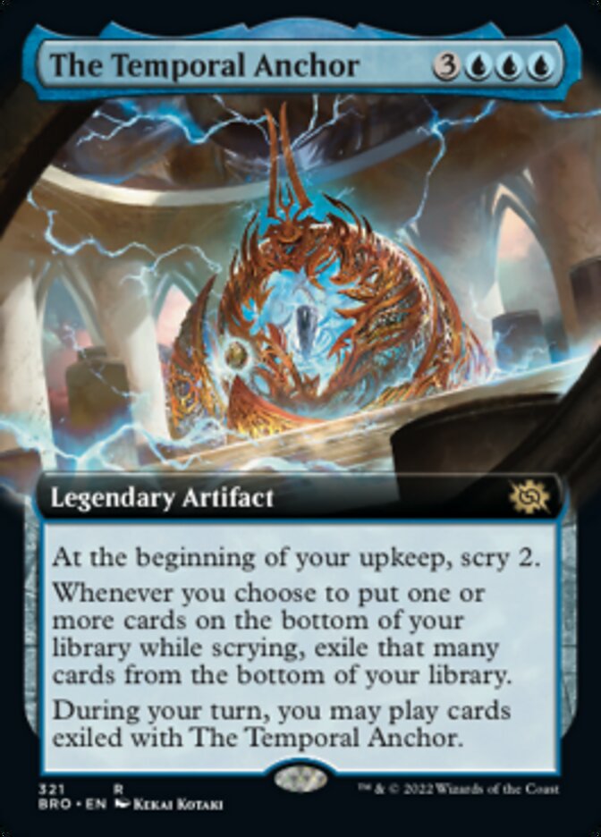 The Temporal Anchor - [Foil, Extended Art] The Brothers' War (BRO)