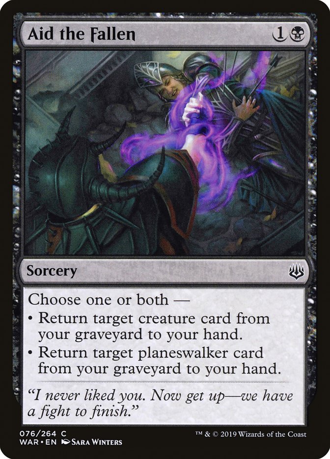Aid the Fallen - [Foil] War of the Spark (WAR)