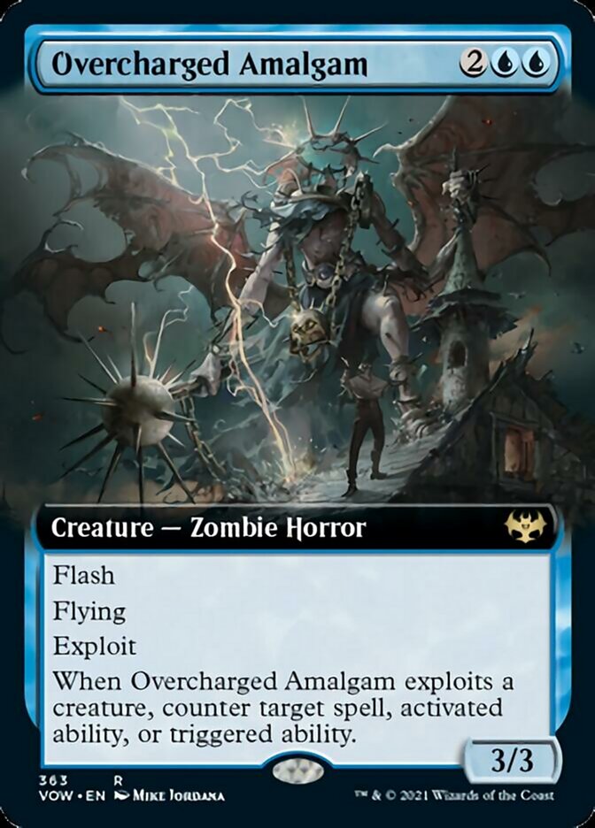Overcharged Amalgam - [Foil, Extended Art] Innistrad: Crimson Vow (VOW)
