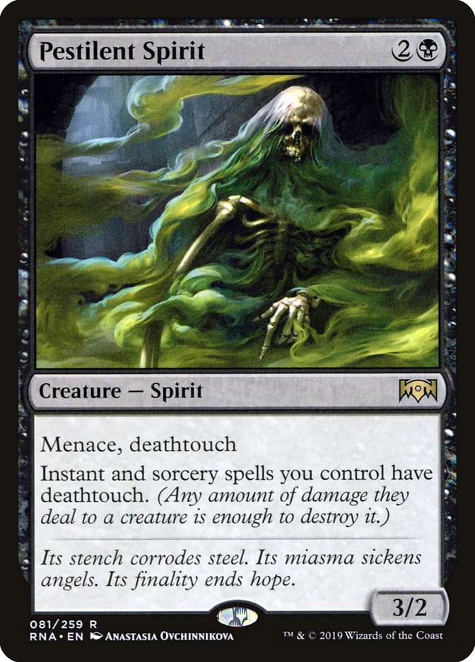 Pestilent Spirit - Ravnica Allegiance (RNA)