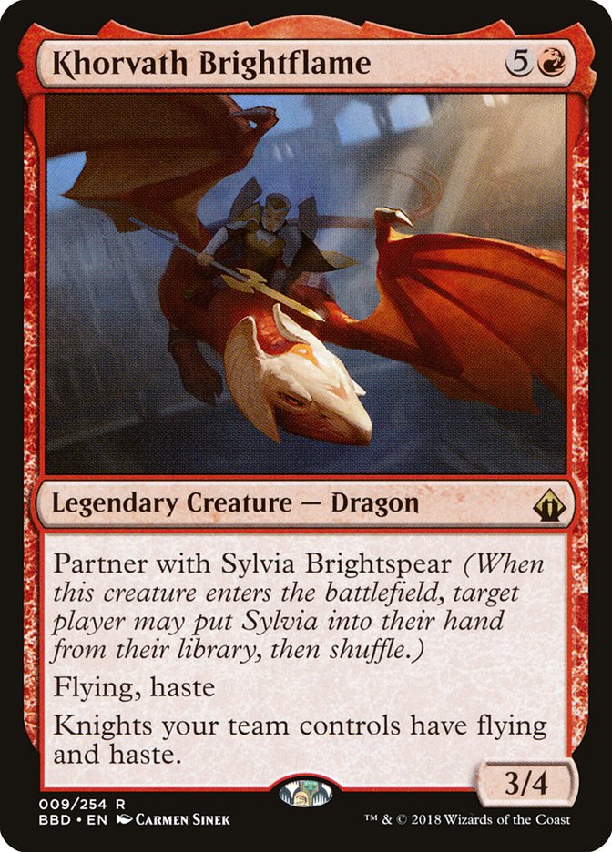Khorvath Brightflame - [Foil] Battlebond (BBD)