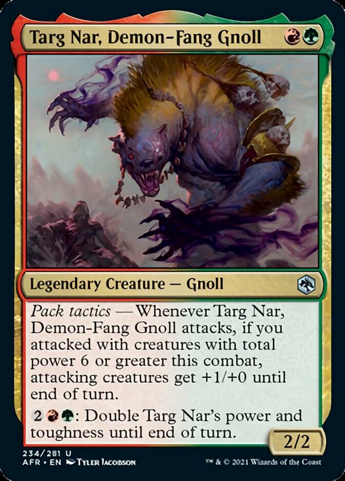 Targ Nar, Demon-Fang Gnoll - Adventures in the Forgotten Realms (AFR)