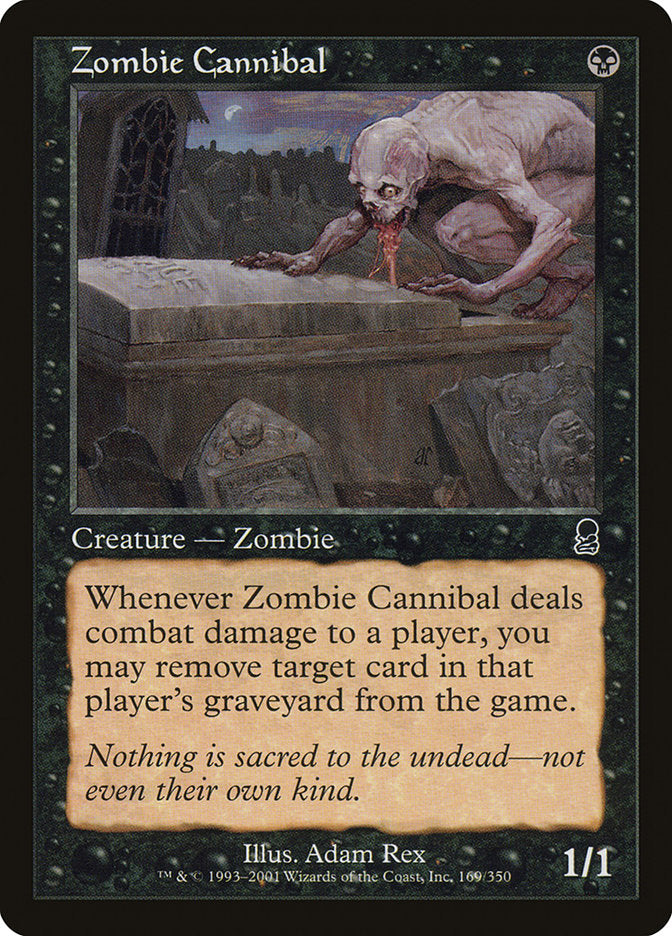 Zombie Cannibal - [Foil, Retro Frame] Odyssey (ODY)