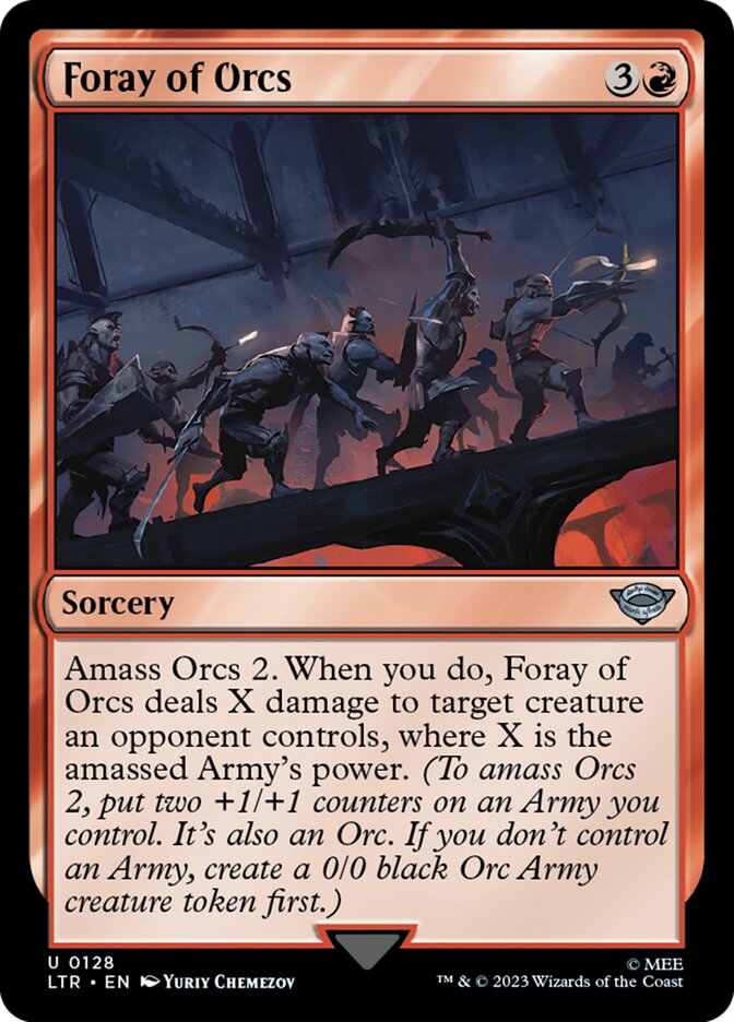 Foray of Orcs - [Foil] The Lord of the Rings: Tales of Middle-earth (LTR)