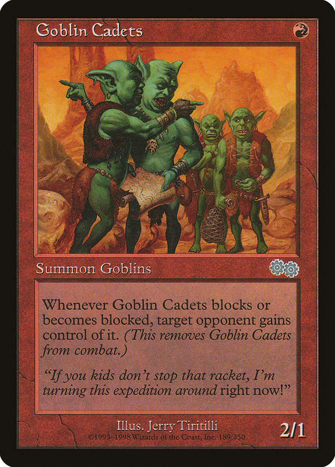 Goblin Cadets - [Retro Frame] Urza's Saga (USG)