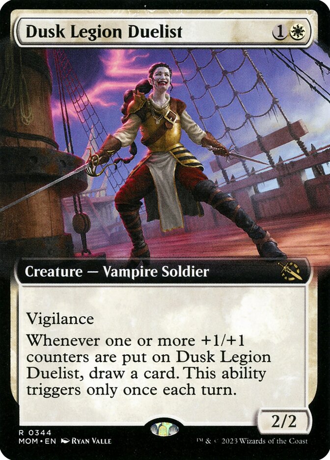 Dusk Legion Duelist - [Foil, Extended Art] March of the Machine (MOM)