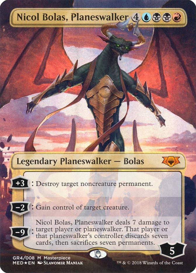Nicol Bolas, Planeswalker - [Foil, Borderless] Mythic Edition (MED)