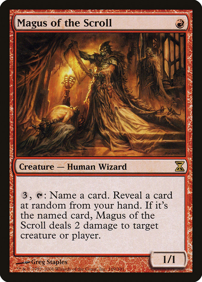 Magus of the Scroll - [Foil] Time Spiral (TSP)