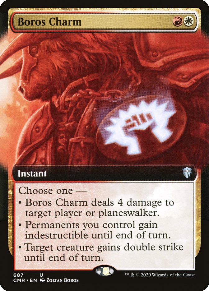 Boros Charm - [Foil, Extended Art] Commander Legends (CMR)