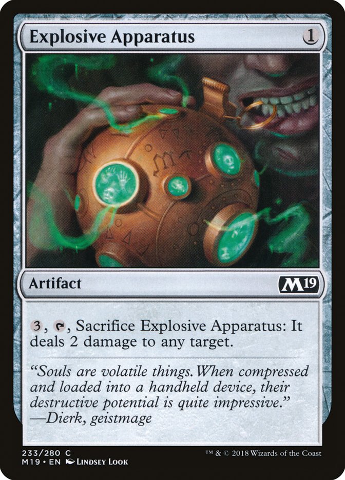 Explosive Apparatus - Core Set 2019 (M19)