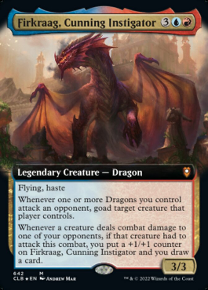 Firkraag, Cunning Instigator - [Foil, Extended Art] Commander Legends: Battle for Baldur's Gate (CLB)