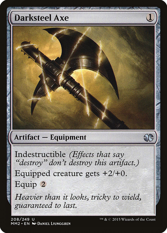 Darksteel Axe - Modern Masters 2015 (MM2)