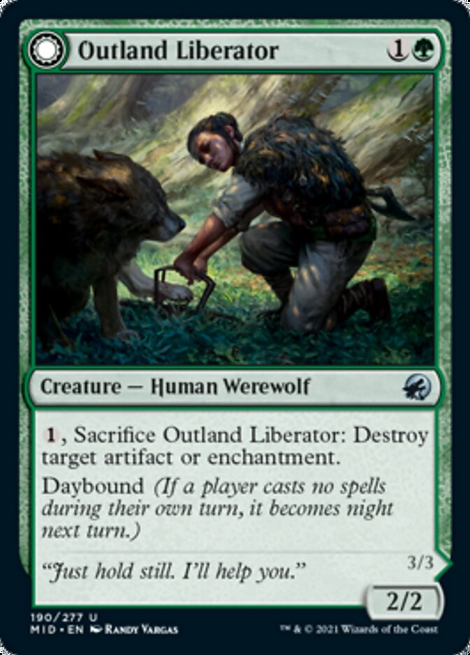 Outland Liberator // Frenzied Trapbreaker - Innistrad: Midnight Hunt (MID)