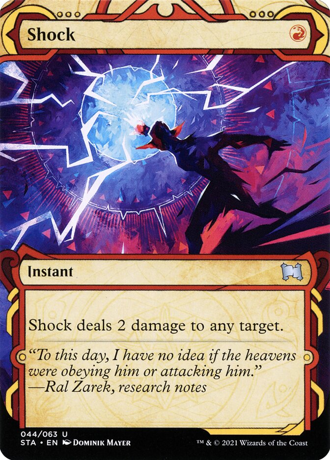 Shock - [Etched] Strixhaven Mystical Archive (STA)