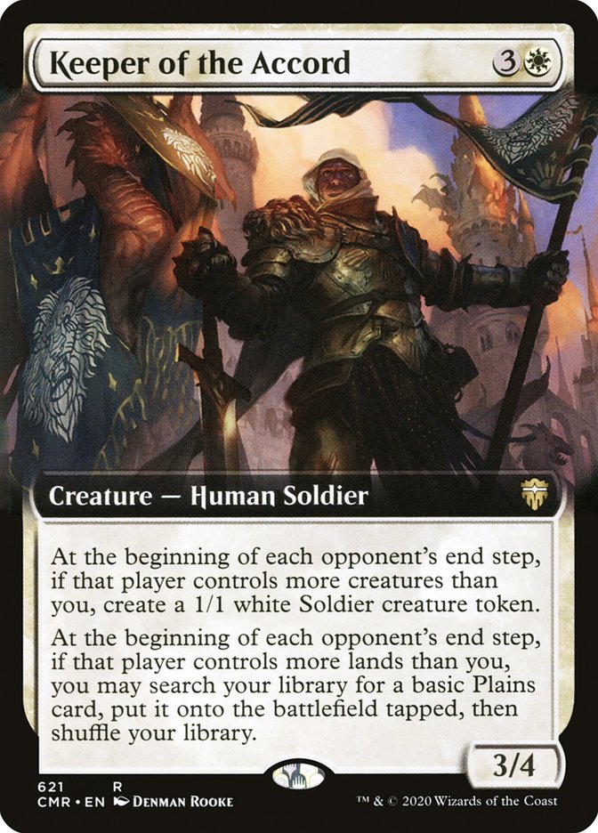 Keeper of the Accord - [Foil, Extended Art] Commander Legends (CMR)