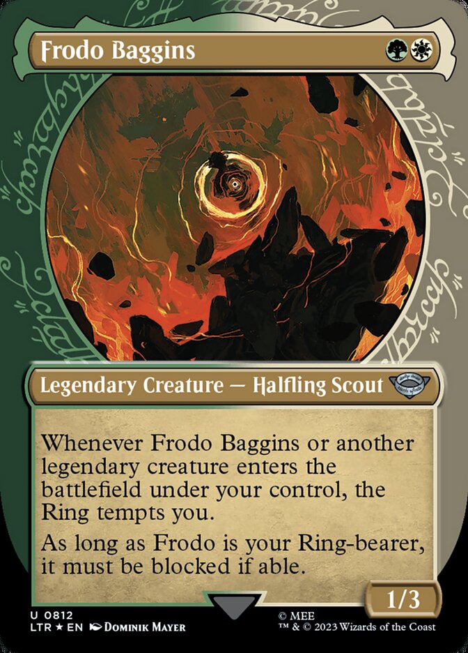 Frodo Baggins - [Surge Foil, Showcase Scroll] The Lord of the Rings: Tales of Middle-earth (LTR)